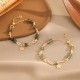 14K Gold Green Rutilated Quartz Eternal Love Bracelet 14K Gold Green Rutilated Quartz Eternal Love Bracelet