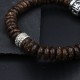 Tibetan Coconut Shell Om Mani Padme Hum Bracelet Tibetan Coconut Shell Om Mani Padme Hum Bracelet