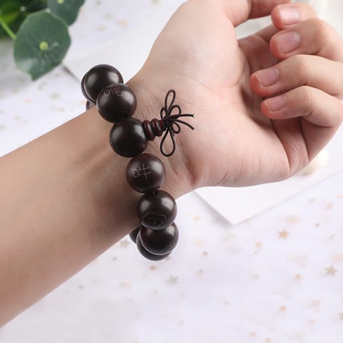 Red Sandalwood Om Mani Padme Hum Protection Bracelet Red Sandalwood Om Mani Padme Hum Protection Bracelet