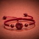 Natural Cinnabar Peace Buckle Blessing Bracelet Natural Cinnabar Peace Buckle Blessing Bracelet