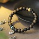 Vietnam Qinan Agarwood Turquoise Balance Strength Bracelet Vietnam Qinan Agarwood Turquoise Balance Strength Bracelet