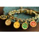 Tibetan Five God of Wealth Luck Braid Bracelet