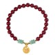 Cinnabar Green Aventurine Luck Blessing Bracelet