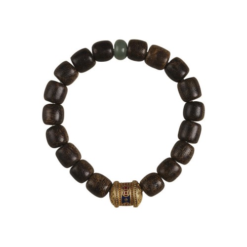 Agarwood Copper Coin Auspicious Cloud Calm Bracelet Agarwood Copper Coin Auspicious Cloud Calm Bracelet