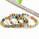 Colorful Candy Agate Harmony Strength Bead Bracelet