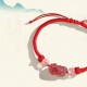 Silver Sheen Obsidian Strawberry Quartz PiXiu Bracelet Silver Sheen Obsidian Strawberry Quartz PiXiu Bracelet