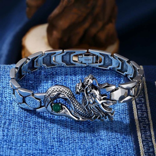 Retro Dragon Pattern Success Bracelet