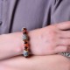Tibetan Three-Eyed Dzi Bead Agate Protection Bracelet Tibetan Three-Eyed Dzi Bead Agate Protection Bracelet