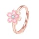 Sterling Silver Cherry Blossom Blessing Bracelet