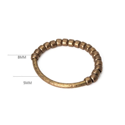 Copper Brass Bead Luck Wealth Bracelet Copper Brass Bead Luck Wealth Bracelet