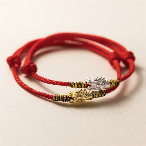 Silver Year of the Dragon Luck Bracelet Silver Year of the Dragon Luck Bracelet