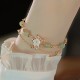 Gold Plated Jade Butterfly Flower Luck Bracelet Gold Plated Jade Butterfly Flower Luck Bracelet