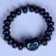 Ebony Wood Liuli Glass Lovely Cat Balance Bracelet Ebony Wood Liuli Glass Lovely Cat Balance Bracelet