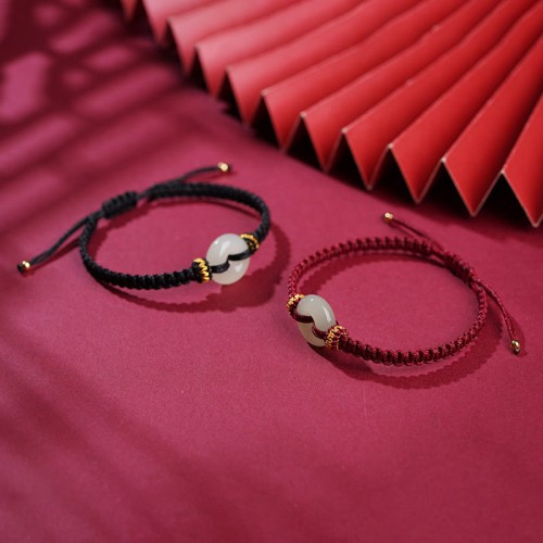 Jade Abundance Braided Bracelet