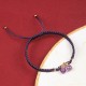 Strawberry Quartz Amethyst Green Phantom Positive Bracelet