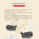 999 Sterling Silver Double Dragon Luck Bracelet