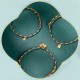 Fu Character Peace and Joy Luck Handmade Multicolored Bracelet