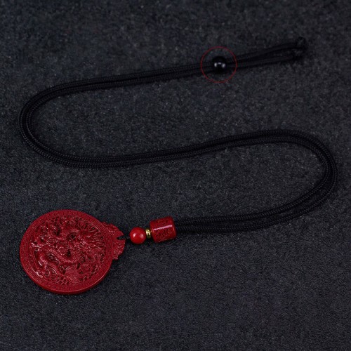 Dragon Cinnabar Protection Pendant