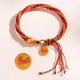 Chinese Zodiac Koi Fish Protection Reincarnation Knot Bracelet