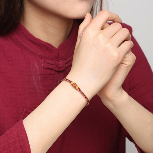 Handmade Colorful King Kong Knot Luck Bracelet