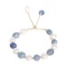 Blue Aventurine Crystal Pearl Healing Bracelet Blue Aventurine Crystal Pearl Healing Bracelet