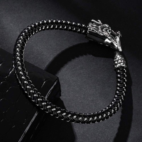 Dragon Titanium Steel Luck Bracelet