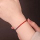 Bamboo White Agate Red Agate Protection Bracelet
