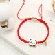 Tibetan Panda Bamboo Lucky Red String Bracelet Tibetan Panda Bamboo Lucky Red String Bracelet