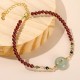 Garnet Peace Buckle Calm Bracelet Garnet Peace Buckle Calm Bracelet