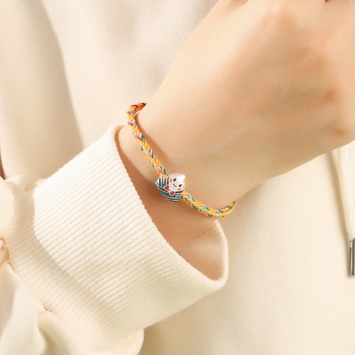 925 Silver Dragon Boat Zongzi Luck Bracelet 925 Silver Dragon Boat Zongzi Luck Bracelet