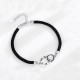 "KEEP ME IN YOUR HEART" Interlocking Circles Healing Bracelet "KEEP ME IN YOUR HEART" Interlocking Circles Healing Bracelet