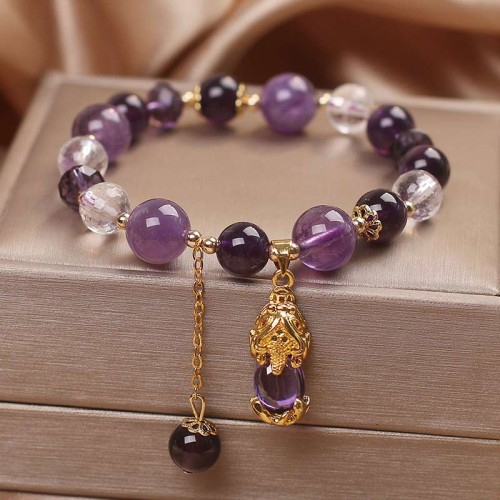 Natural Amethyst PiXiu Healing Bracelet Natural Amethyst PiXiu Healing Bracelet