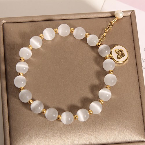 Cat's Eye Butterfly Love Bracelet