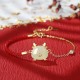 925 Silver Year of the Dragon Hetian Jade Red Agate Bracelet 925 Silver Year of the Dragon Hetian Jade Red Agate Bracelet