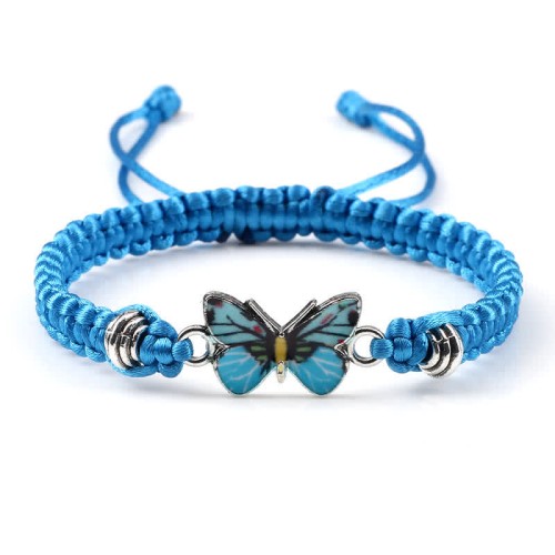 Butterfly Freedom Love Charm Bracelet
