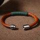 Tibetan Leather Five Elements Luck Braided Bracelet Tibetan Leather Five Elements Luck Braided Bracelet