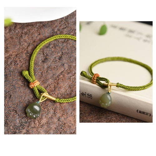 Jade Cat Paw Luck Abundance Bracelet