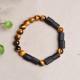 Black Tourmaline Tiger Eye Positive Bracelet