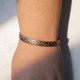 Floral Magnetic Copper Adjustable Cuff