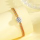 999 Sterling Silver Persimmon Luck Braided Bracelet 999 Sterling Silver Persimmon Luck Braided Bracelet