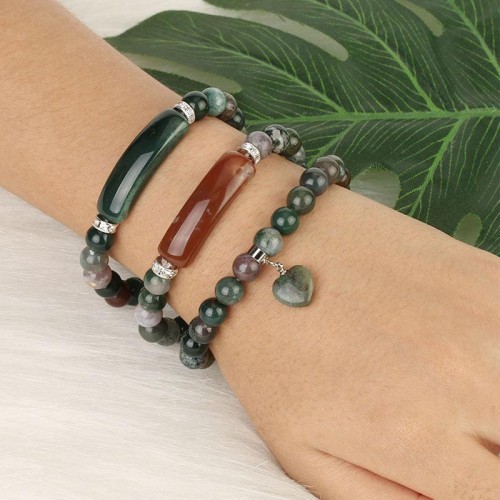 Quartz Heart Healing Beads Bracelet Quartz Heart Healing Beads Bracelet