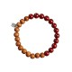 925 Sterling Silver Peach Wood Cinnabar Evil Spirit Bracelet 925 Sterling Silver Peach Wood Cinnabar Evil Spirit Bracelet