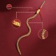 Year of the Dragon Colorful Carved Success Braided Bracelet