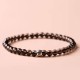 Black Obsidian Smoky Quartz Strength Bracelet