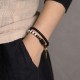Yak Bone Ebony Wood Copper Strength Bracelet Yak Bone Ebony Wood Copper Strength Bracelet