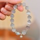 925 Silver Cat Eye Moonstone Love Bracelet 925 Silver Cat Eye Moonstone Love Bracelet