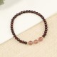 Garnet Strawberry Quartz Calm Bracelet Garnet Strawberry Quartz Calm Bracelet
