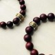 Small Leaf Red Sandalwood Protection Bracelet