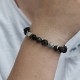 Black Obsidian Glitter Stone Purification Bracelet Black Obsidian Glitter Stone Purification Bracelet