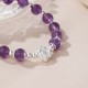 925 Silver Amethyst Lotus Spiritual Bracelet 925 Silver Amethyst Lotus Spiritual Bracelet